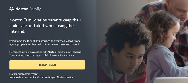 norton family parental control program